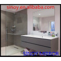 Modern durable 1.1mm to 8mm waterproof vanity mirror, hotel vanity mirror, bathroom vanity mirrors in customer size
